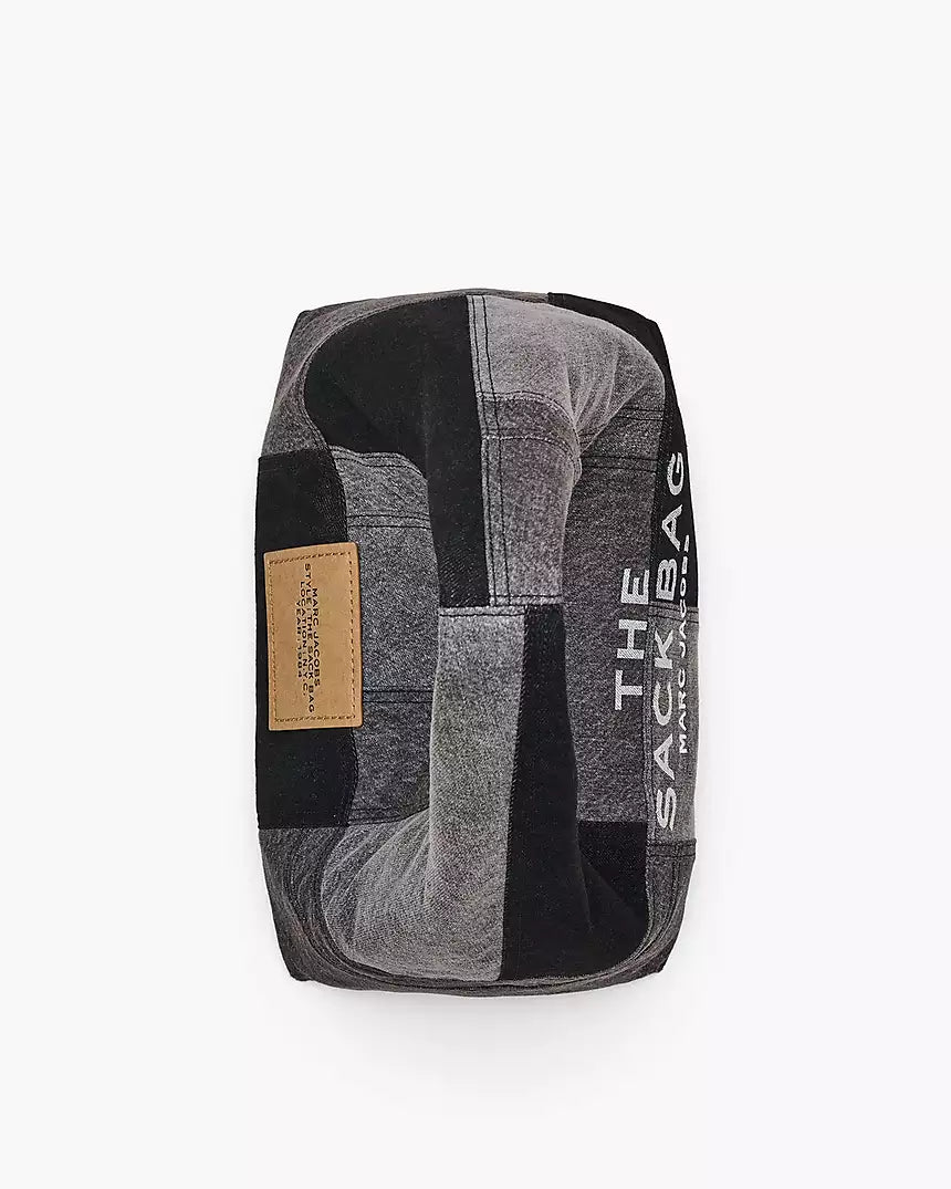 THE PATCHWORK DENIM SACK BAG