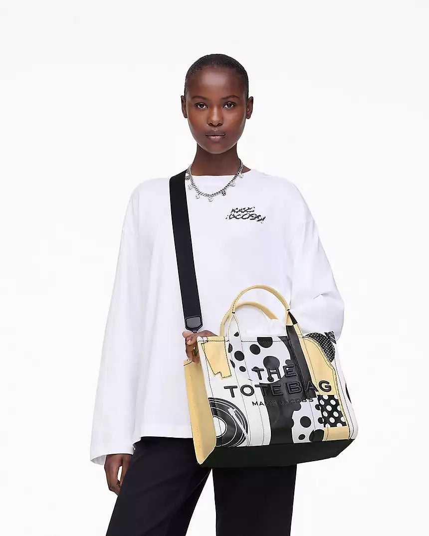 DERRICK ADAMS X MARC JACOBS CANVAS MEDIUM TOTE BAG