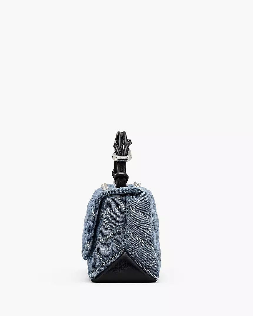 THE QUILTED
DENIM DUAL CONVERTIBLE SHOULDER BAG MEDIUM