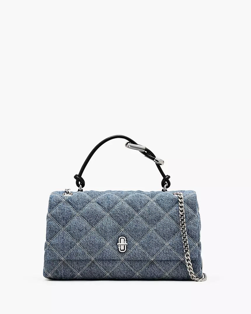 THE QUILTED
DENIM DUAL CONVERTIBLE SHOULDER BAG MEDIUM