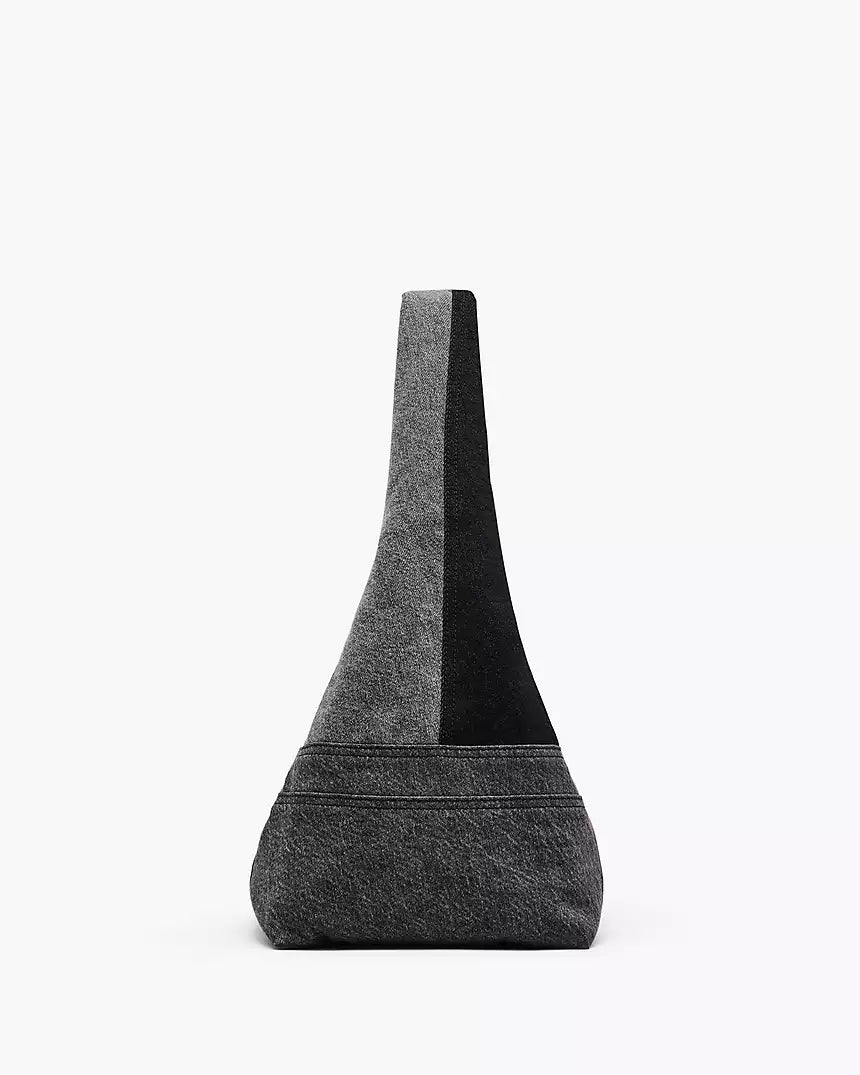 THE PATCHWORK DENIM SACK BAG