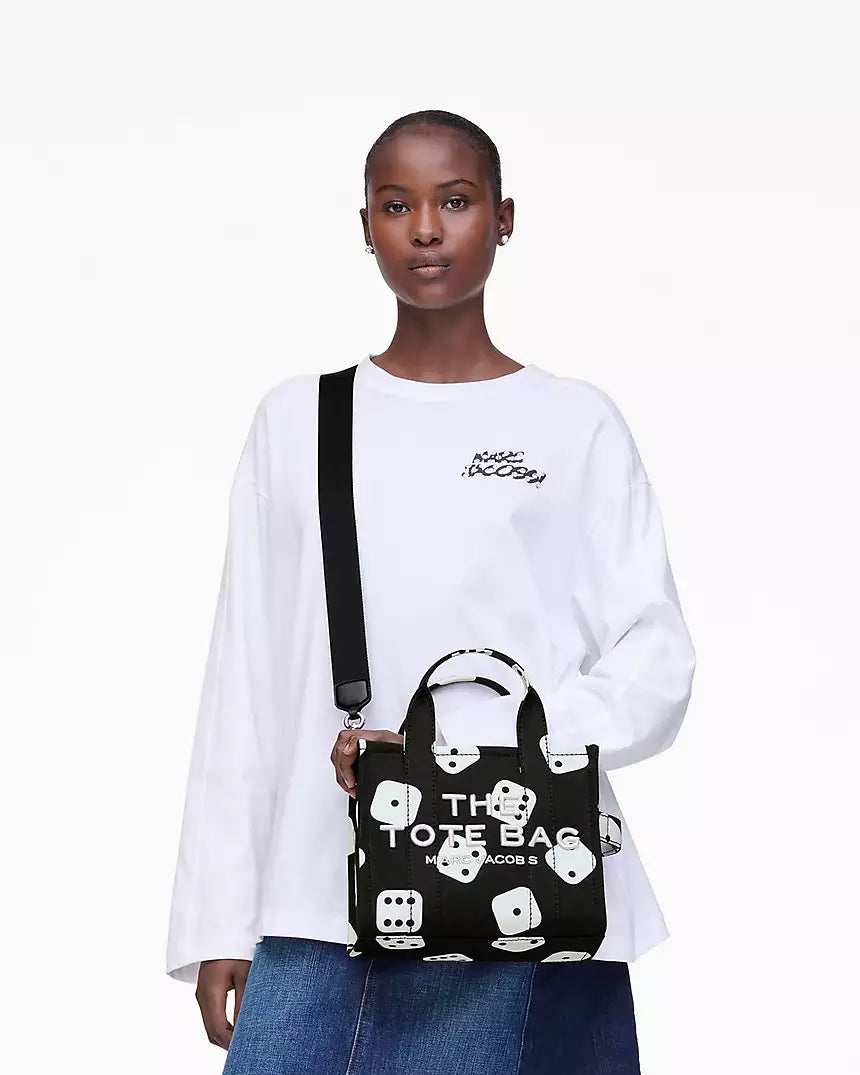 DERRICK ADAMS X MARC JACOBS CANVAS SMALL TOTE BAG